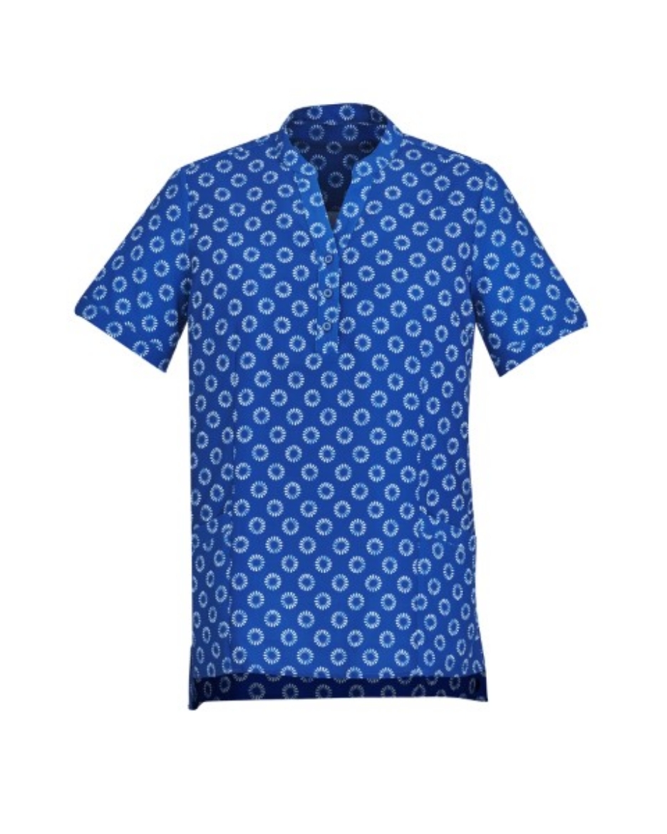 Picture of Bizcare Ladies Daisy Print Tunic Short Sleeve